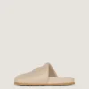 Mules piatte Label in pelle nappa Mules piatte Label in pelle nappa