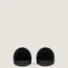 Mules piatte Label in pelle nappa Mules piatte Label in pelle nappa