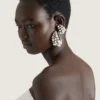 Orecchini a clip Crystal Pearl in metallo, cristalli e perle Orecchini a clip Crystal Pearl in metallo, cristalli e perle