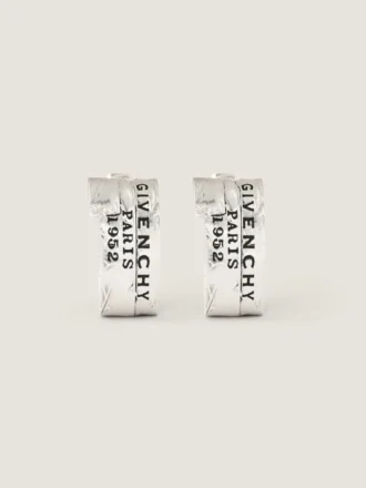 Orecchini Givenchy Tape in metallo e smalto