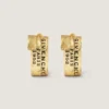 Orecchini Givenchy Tape in metallo e smalto Orecchini Givenchy Tape in metallo e smalto