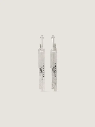 Orecchini Givenchy Tape in metallo e smalto Orecchini Givenchy Tape in metallo e smalto