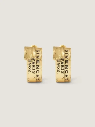 Orecchini Givenchy Tape in metallo e smalto Orecchini Givenchy Tape in metallo e smalto