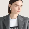 Orecchini Givenchy Tape in metallo e smalto Orecchini Givenchy Tape in metallo e smalto
