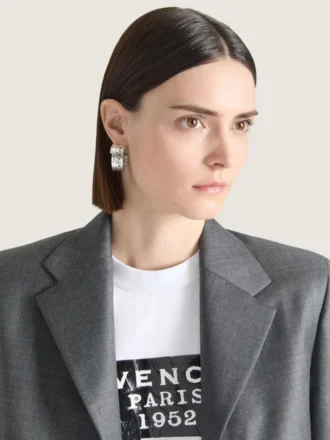 Orecchini Givenchy Tape in metallo e smalto