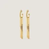 Orecchini Givenchy Tape in metallo e smalto
