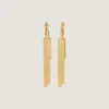 Orecchini Givenchy Tape in metallo e smalto