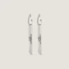 Orecchini Givenchy Tape in metallo e smalto