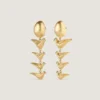 Orecchini Lucky Charms in metallo