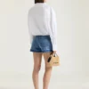Pantaloncini in denim blu medio Pantaloncini in denim blu medio