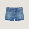 Pantaloncini in denim blu medio Pantaloncini in denim blu medio