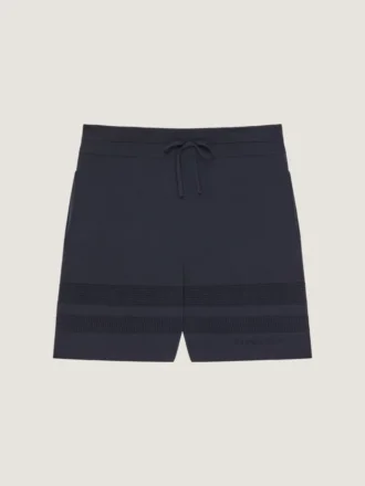 Pantaloncini in maglia con dettagli in rete Pantaloncini in maglia con dettagli in rete