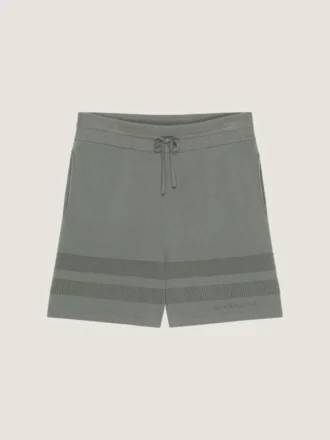 Pantaloncini in maglia con dettagli in rete Pantaloncini in maglia con dettagli in rete