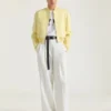 Pantaloni a doppia piega in lana e mohair Pantaloni a doppia piega in lana e mohair