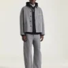 Giacca in denim a spina di pesce con ricamo Givenchy Paris Giacca in denim a spina di pesce con ricamo Givenchy Paris