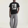 T-shirt in cotone con stampa a ciak T-shirt in cotone con stampa a ciak