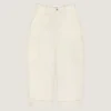 Pantaloni cargo corti a bozzolo in cotone e lana
