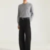 Pantaloni con cuciture couture in cotone ricamato Givenchy Paris