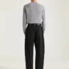Pantaloni con cuciture couture in cotone ricamato Givenchy Paris