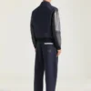 Giacca aviator in materiali misti Giacca aviator in materiali misti