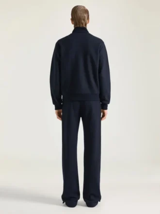 Felpa con zip in lana e cashmere con toppa Givenchy