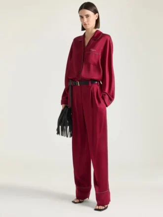 Camicia pigiama in seta