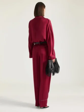 Camicia pigiama in seta