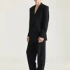 Giacca doppiopetto in twill di lana Giacca doppiopetto in twill di lana