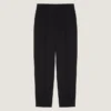 Pantaloni sartoriali a doppia piega in twill di lana Pantaloni sartoriali a doppia piega in twill di lana