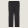 Pantaloni sartoriali a gamba dritta in flanella Pantaloni sartoriali a gamba dritta in flanella
