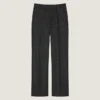 Pantaloni sartoriali a gamba dritta in lana