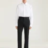 Pantaloni sartoriali a gamba dritta in lana