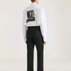 Pantaloni sartoriali a gamba dritta in lana