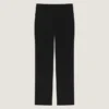 Pantaloni sartoriali a gamba dritta in lana