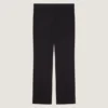 Pantaloni sartoriali a gamba dritta in lana e mohair
