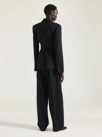 Pantaloni sartoriali Cocoon in lana