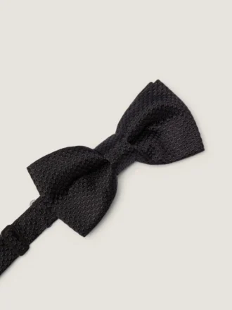 Papillon in jacquard di seta