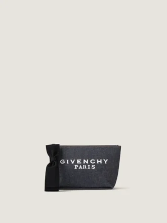 Piccola pochetta Givenchy in denim con fiocco