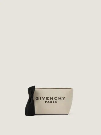 Piccola pochetta Givenchy in tela con fiocco