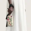 Pochette da sera con ricami floreali e fiocco Pochette da sera con ricami floreali e fiocco