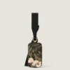 Pochette da sera con ricami floreali e fiocco