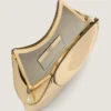 Pochette Facet in pelle effetto specchio Pochette Facet in pelle effetto specchio