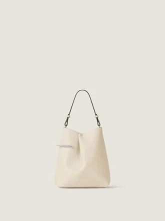 Pochette Pinch Me in pelle nappa