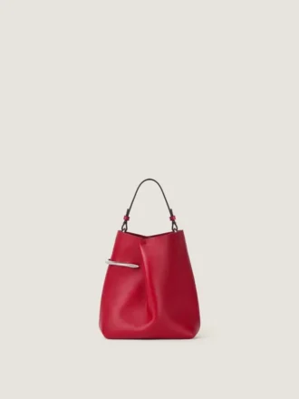 Pochette Pinch Me in pelle nappa