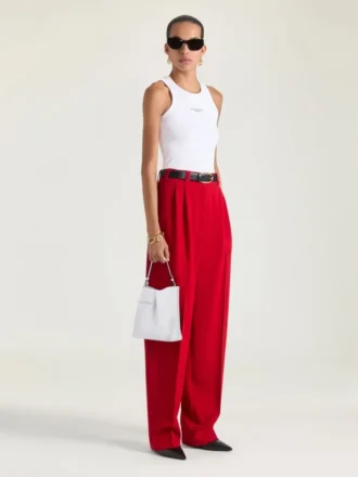 Pochette Pinch Me in pelle nappa