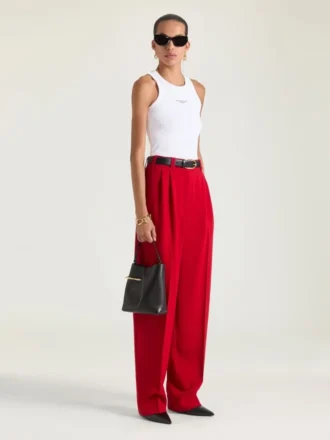 Pochette Pinch Me in pelle nappa