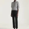 Pantaloni sartoriali Slim Fit in crêpe cady Pantaloni sartoriali Slim Fit in crêpe cady