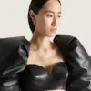 Set composto da orecchino a maglia e ear cuff in metallo Set composto da orecchino a maglia e ear cuff in metallo