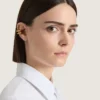 Set di orecchini a clip Maple Seed in metallo