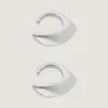 Set di orecchini a clip Maple Seed in metallo